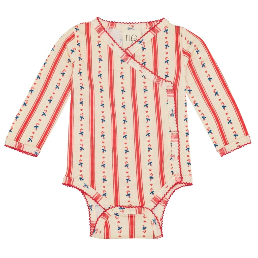 Fresa Jersey Basic Overslag Romper