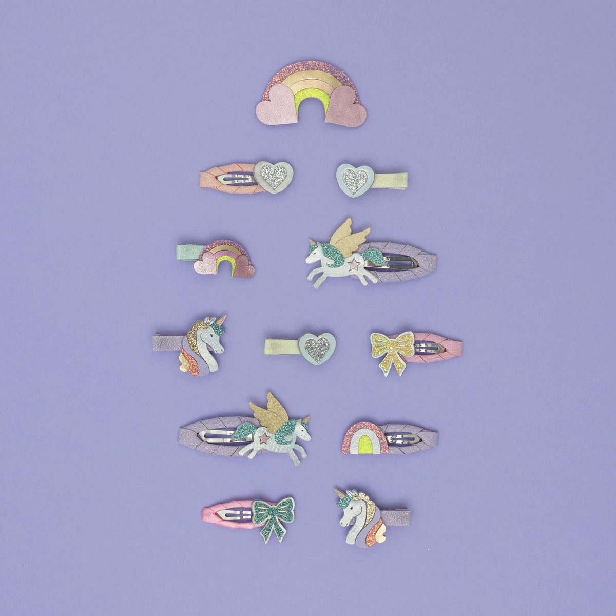 5-pack Dreamy Unicorn haarclipjes