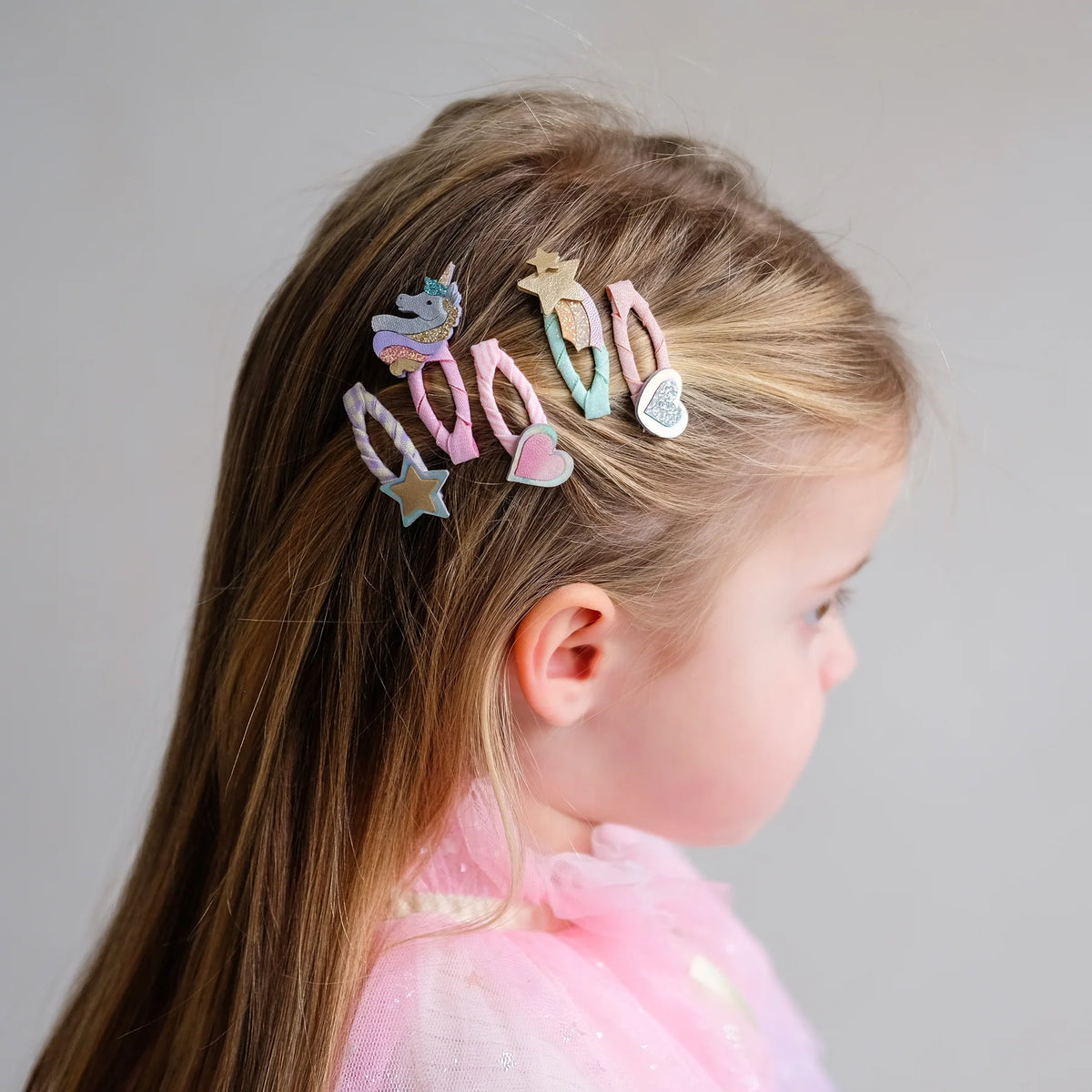 5-pack Dreamy Unicorn haarclipjes