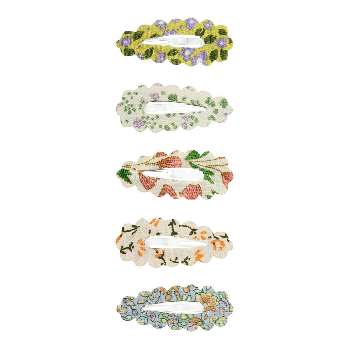 5er-Pack Spring Scalloped Haarspangen