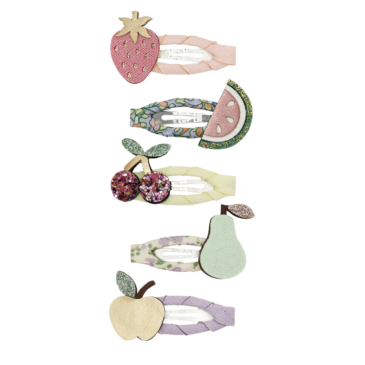 5-pack Fruit Salad haarclipjes