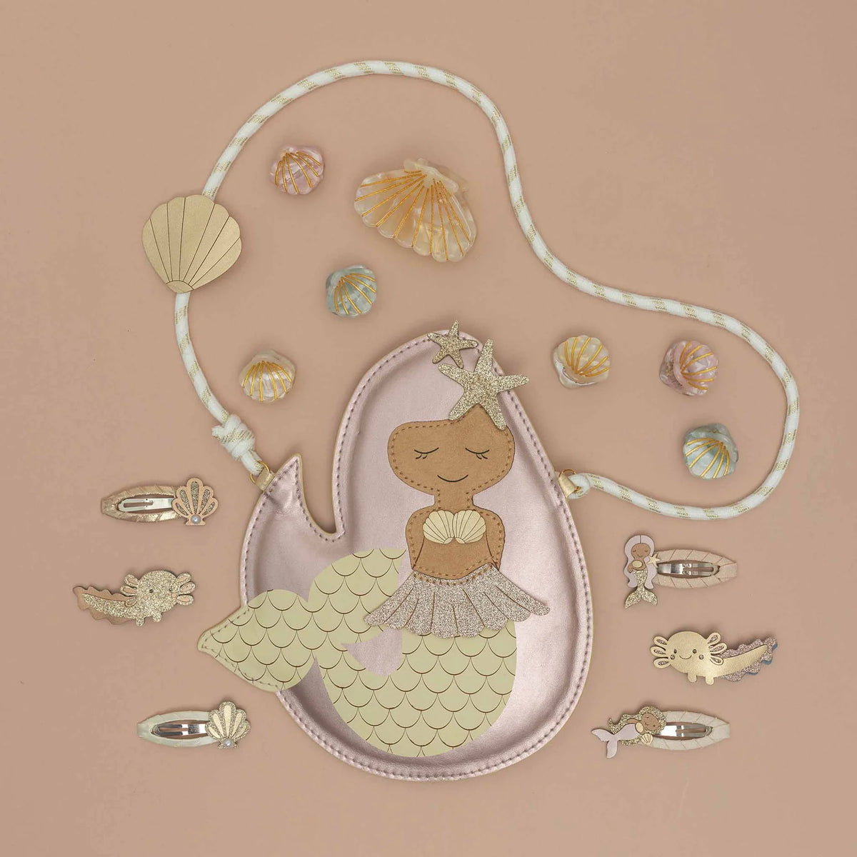 4er-Pack Mermaid Haarspangen