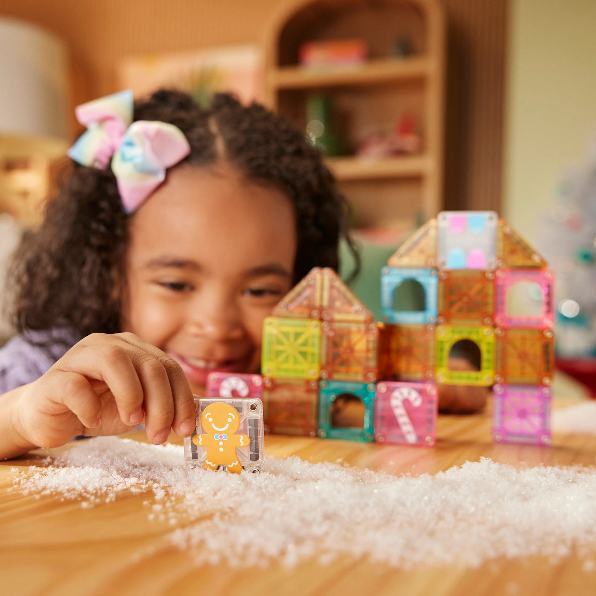 microMAGS Gingerbread House Travel Set