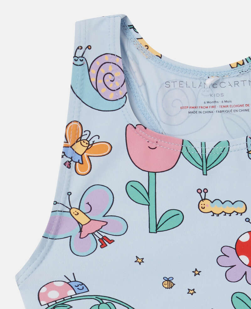 Floral Print Badeanzug