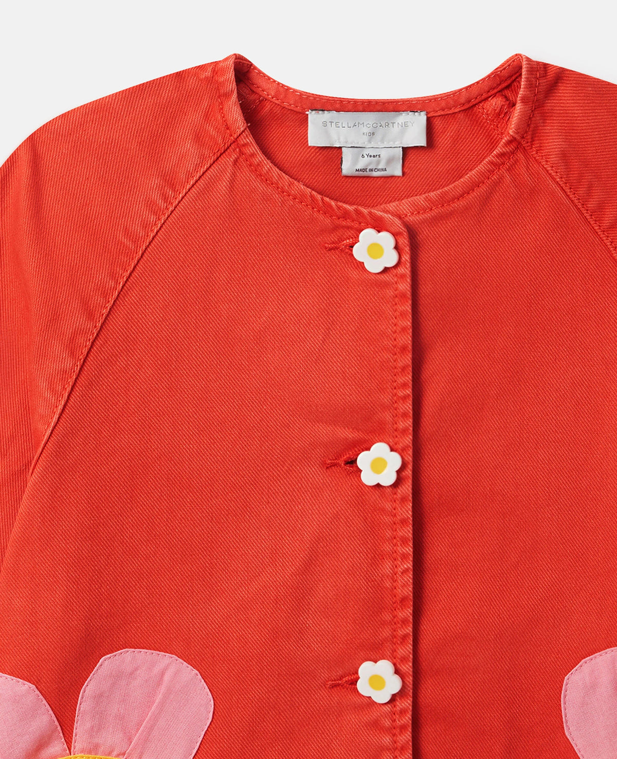 Floral Appliqué Jacke