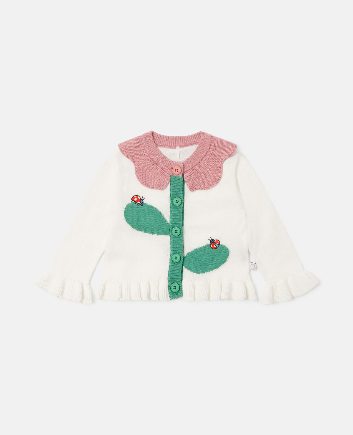 Floral Crochet Strickjacke