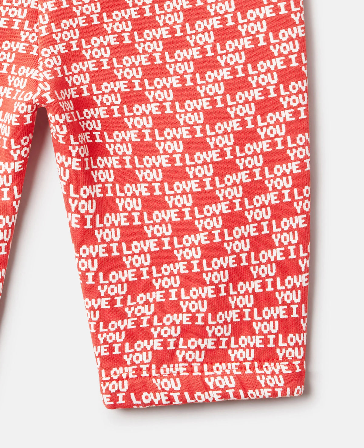 I Love You Print Hose