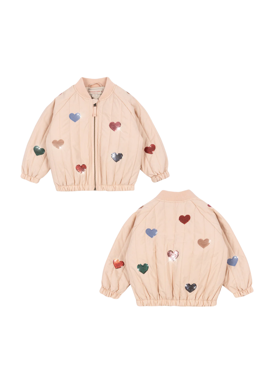 Juno Sequin Bomber Jacke