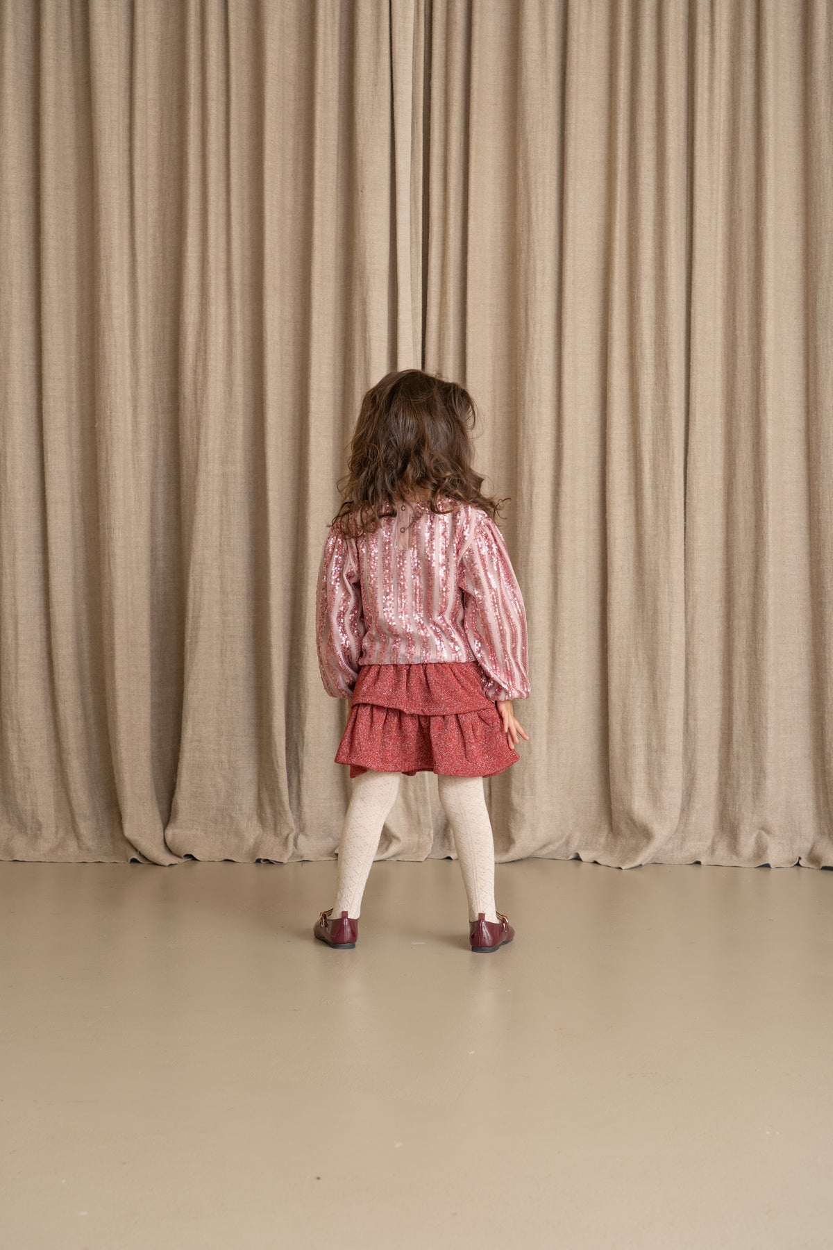 Puff Balloon Sequins Pullover