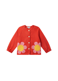 Floral Appliqué Jacke