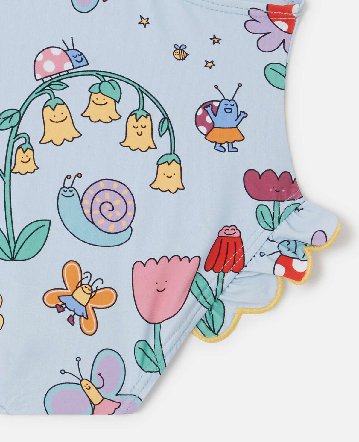 Floral Print Badeanzug