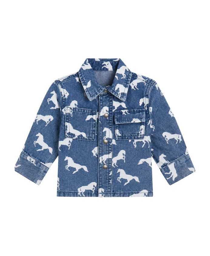 Horse Print Overshirt