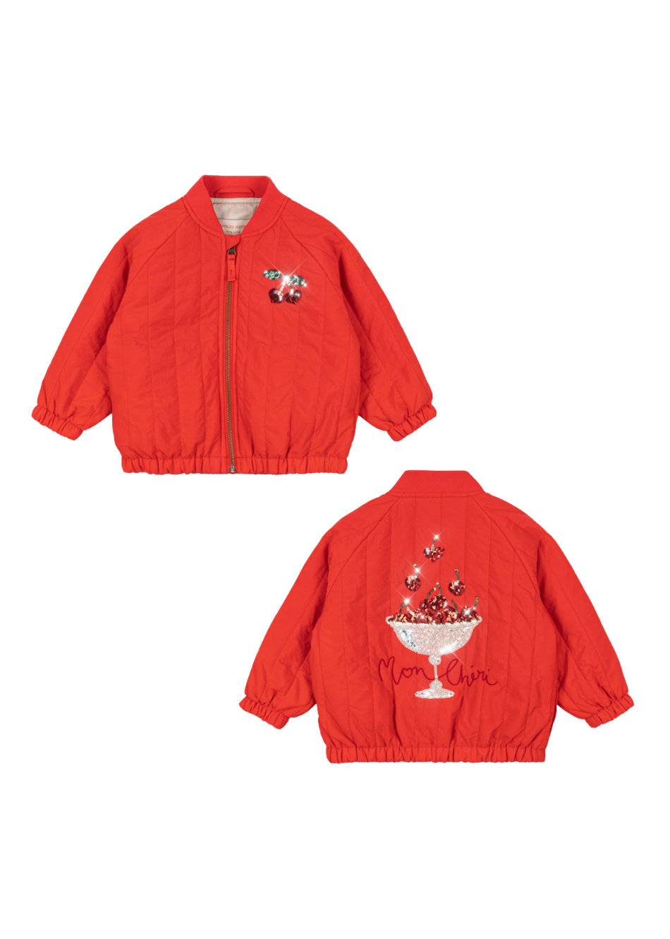 Juno Sequin Bomber Jas