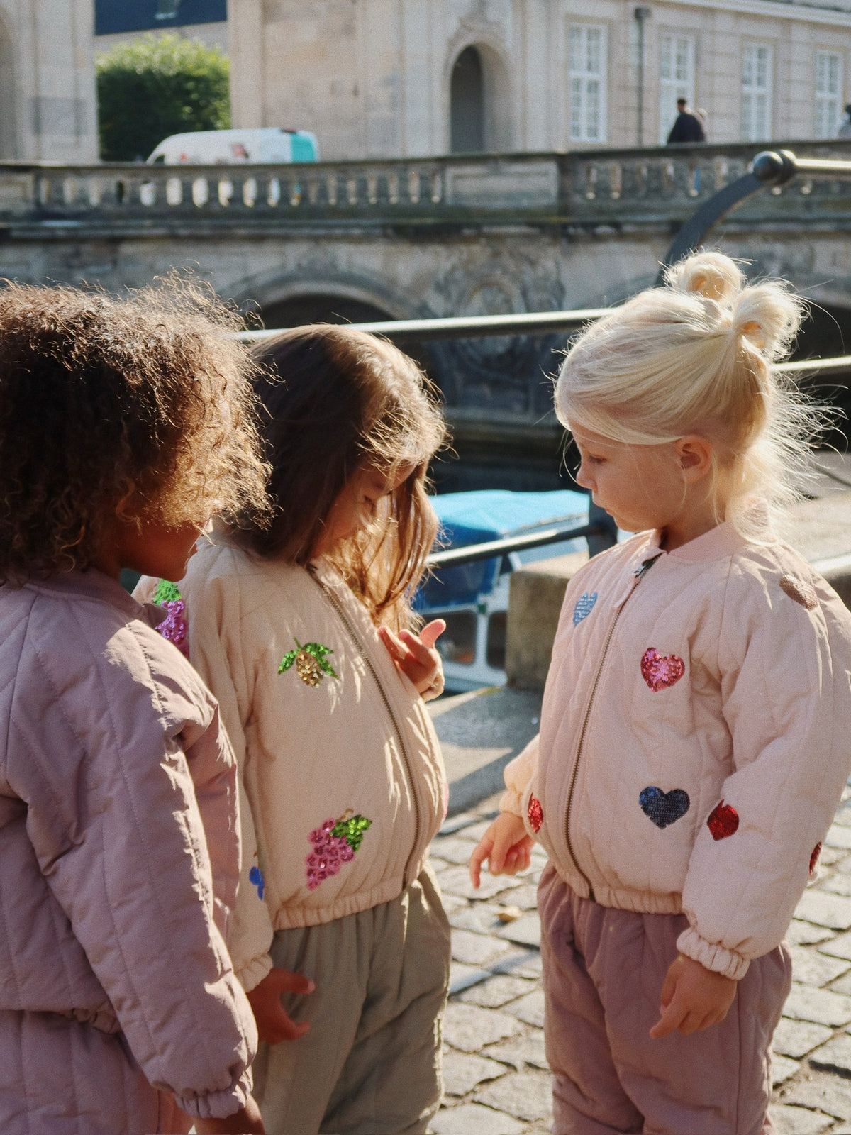 Juno Sequin Bomber Jacke