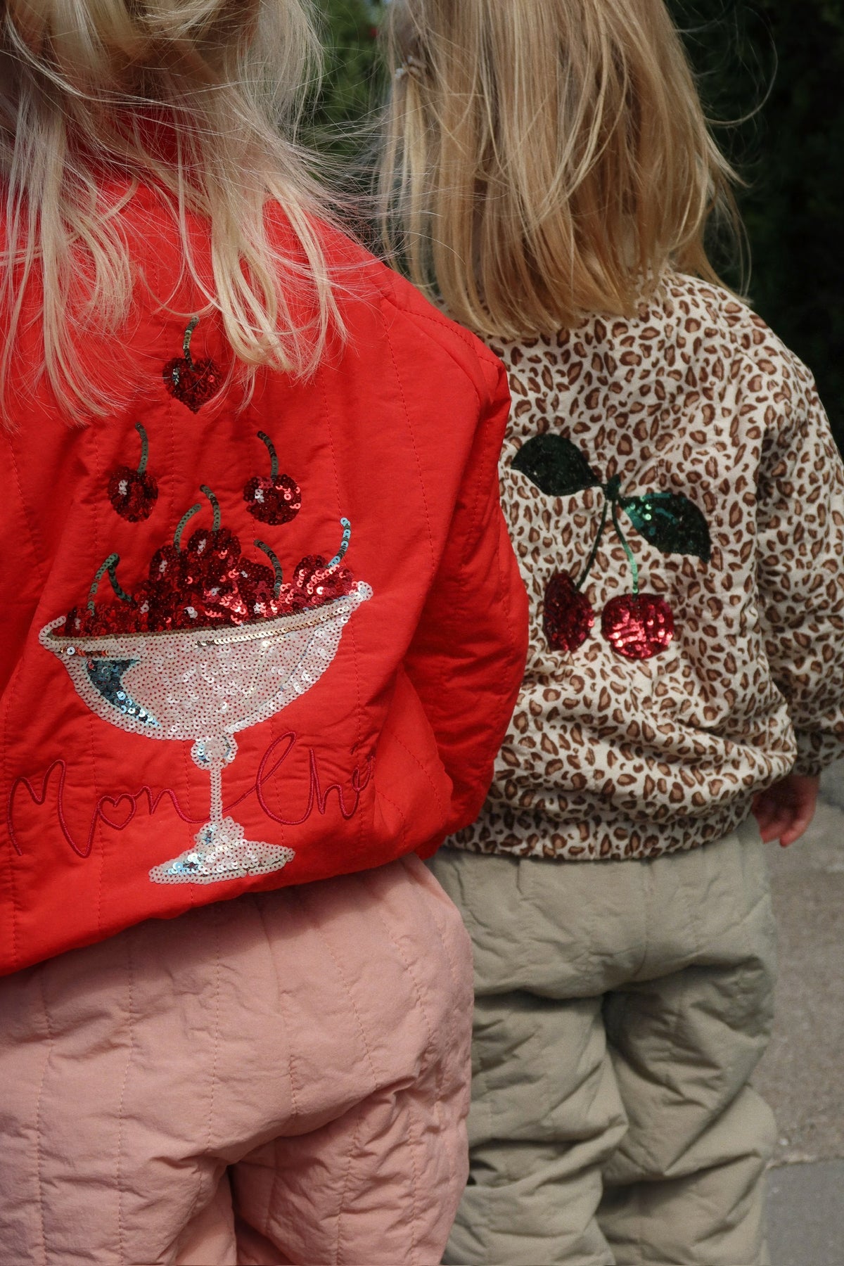 Juno Sequin Bomber Jas