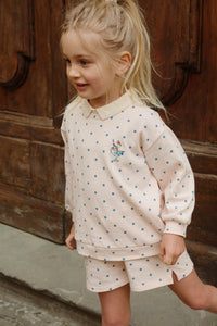 Spotty Polo Sweater