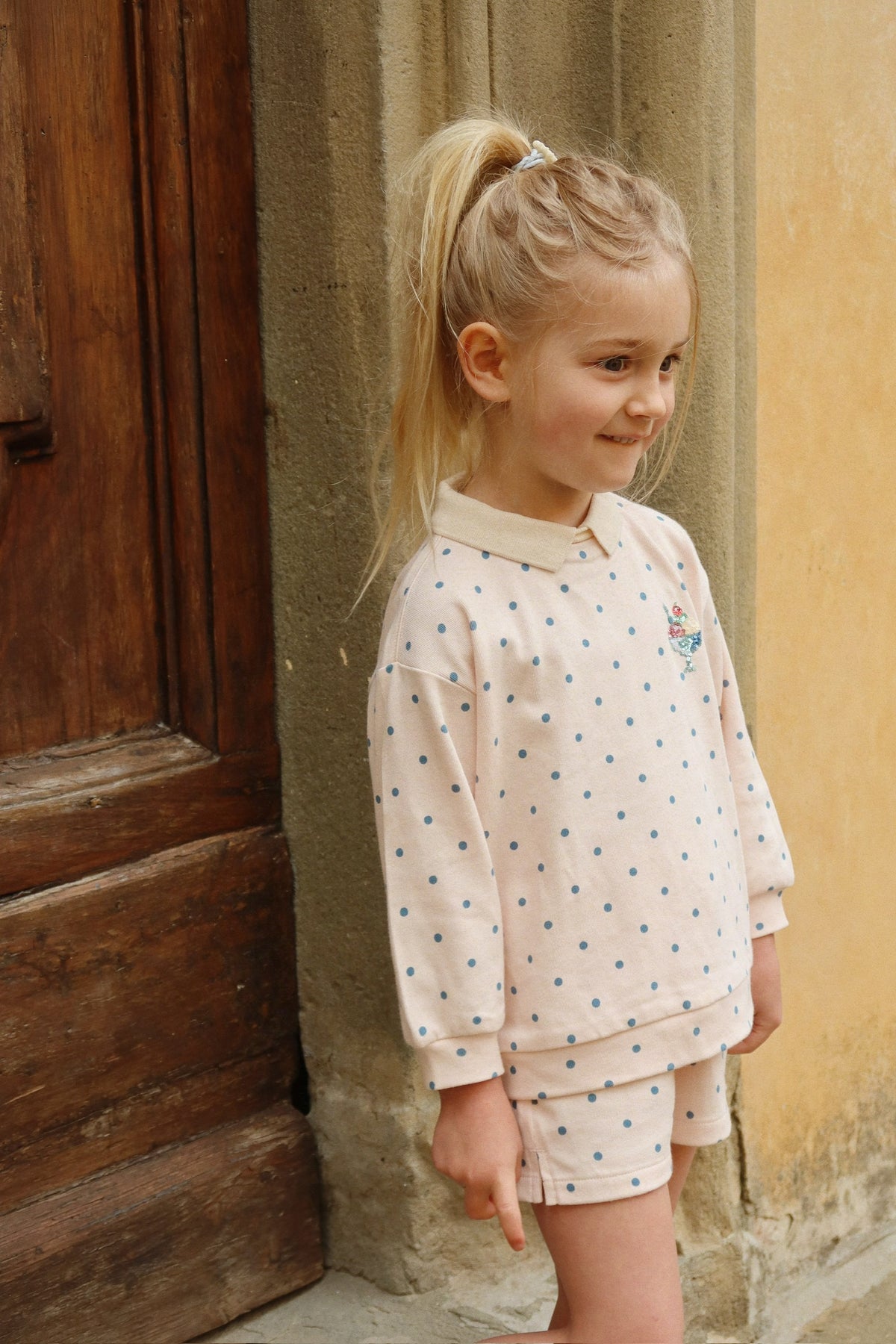 Spotty Polo Sweater-thumbmail-2