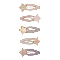 5-pack Stellina Sparkle haarclipjes