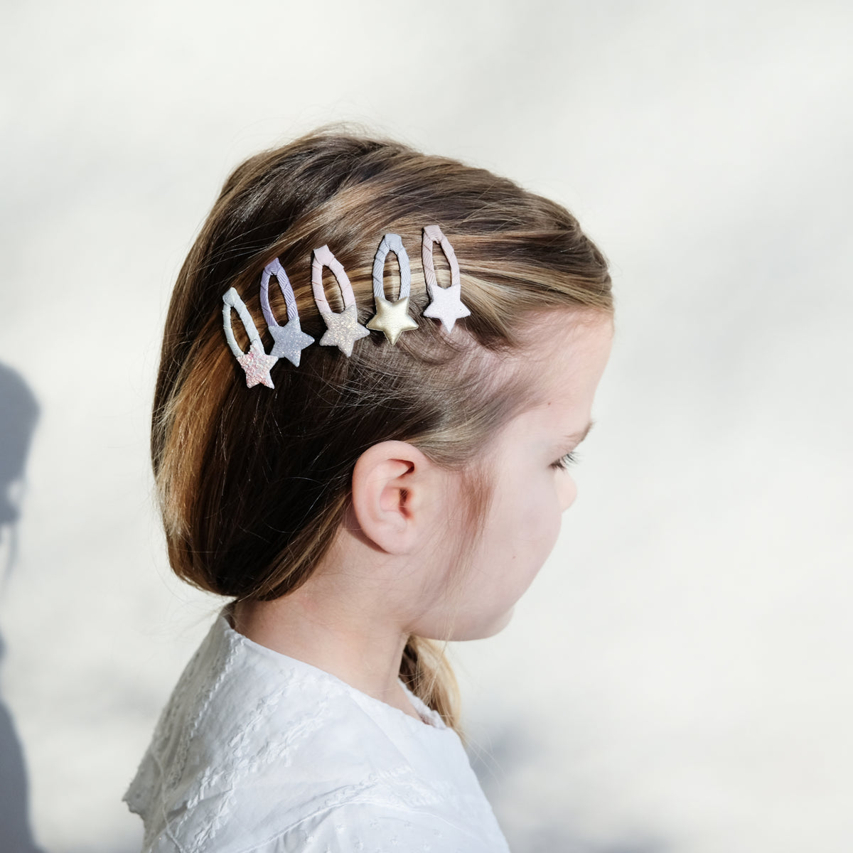 5er-Pack Stellina Sparkle Haarspangen