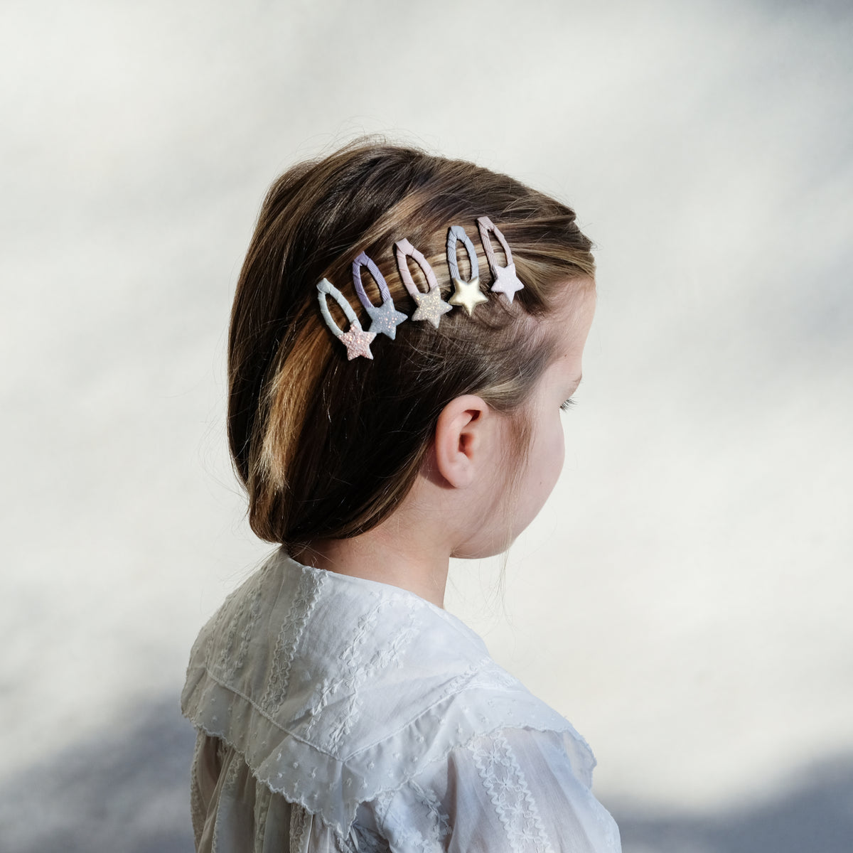 5er-Pack Stellina Sparkle Haarspangen