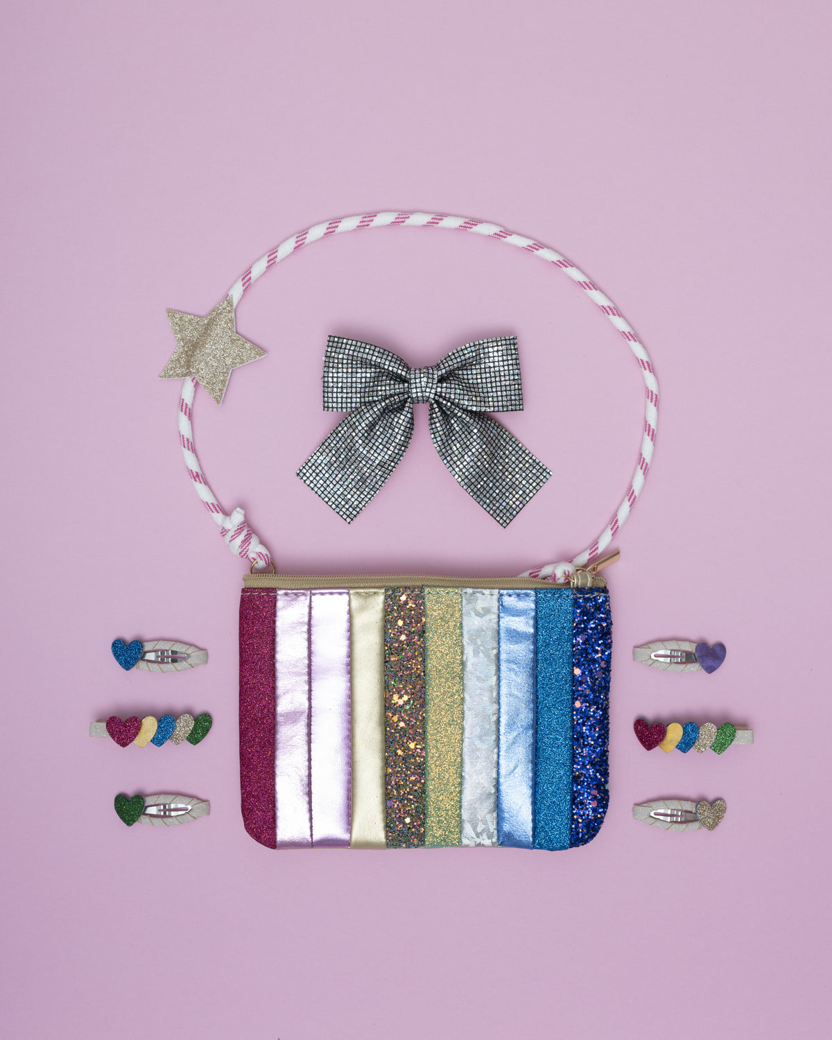 2er-Pack Jazzy Layered Heart Haarspangen-thumbmail-8
