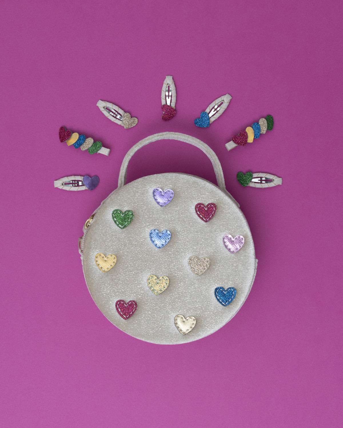 2er-Pack Jazzy Layered Heart Haarspangen-thumbmail-7