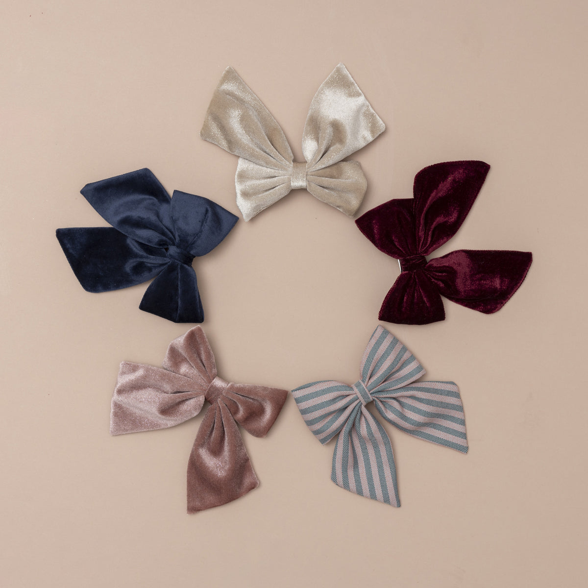 2er-Pack Tartan Agnes Schleife