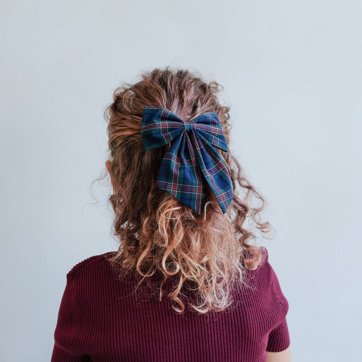 2er-Pack Tartan Agnes Schleife