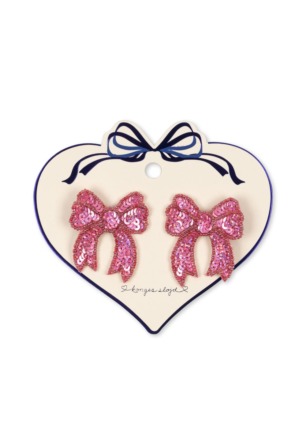 2er-Pack Sequin Bow Haarspangen