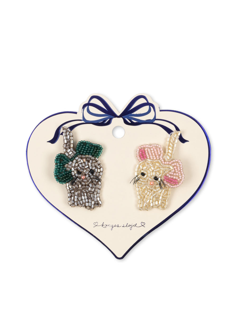 2-pack Bow Kitty haarclipjes