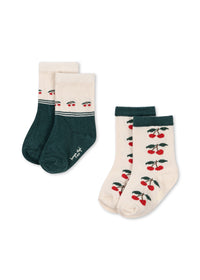 2er-Pack Jacquard Socken