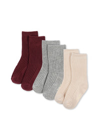 3er-Pack Rib Socken