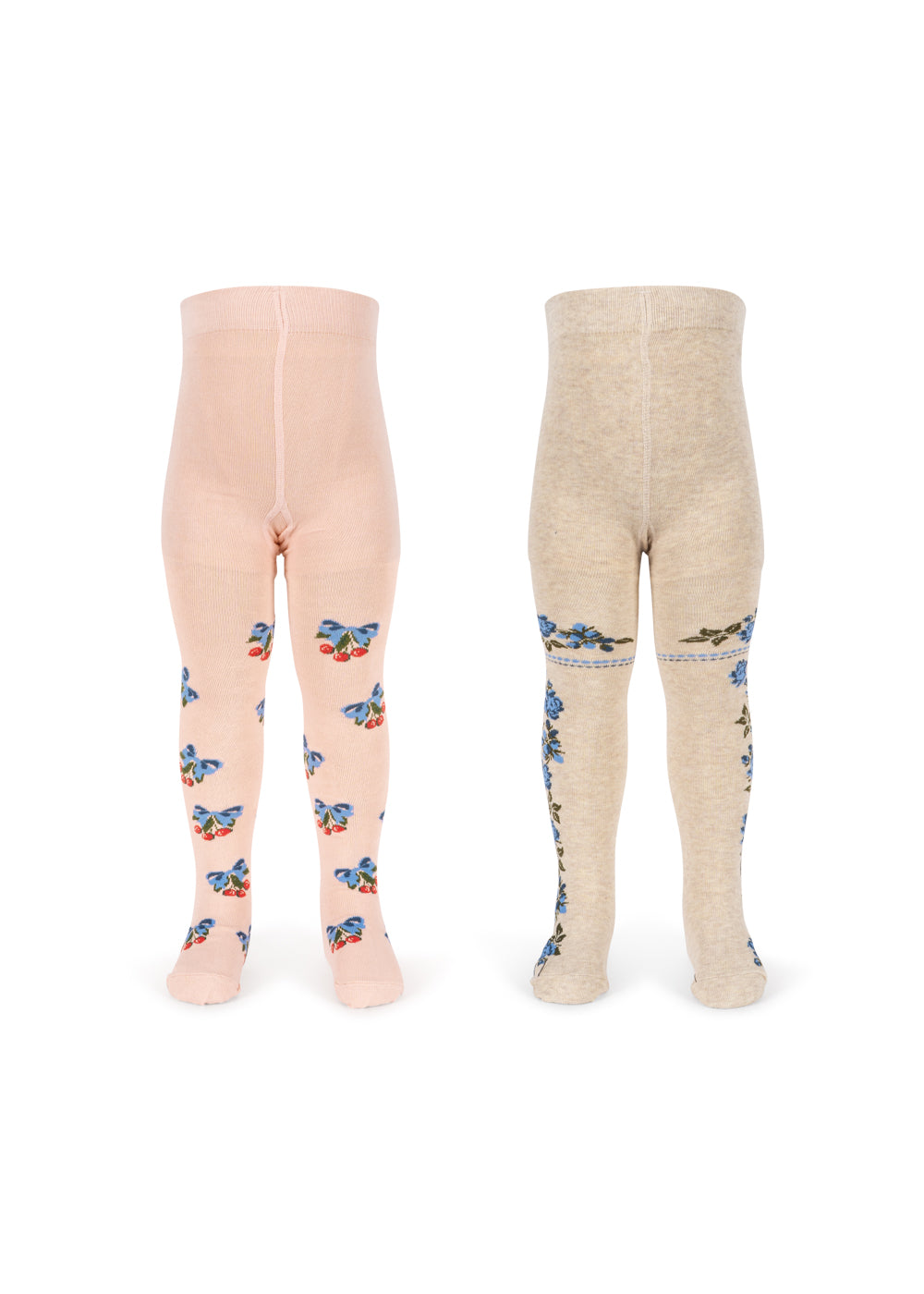 2-pack Flower & Cherry Jacquard Maillots