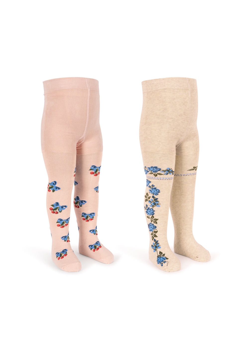 2-pack Flower & Cherry Jacquard Maillots