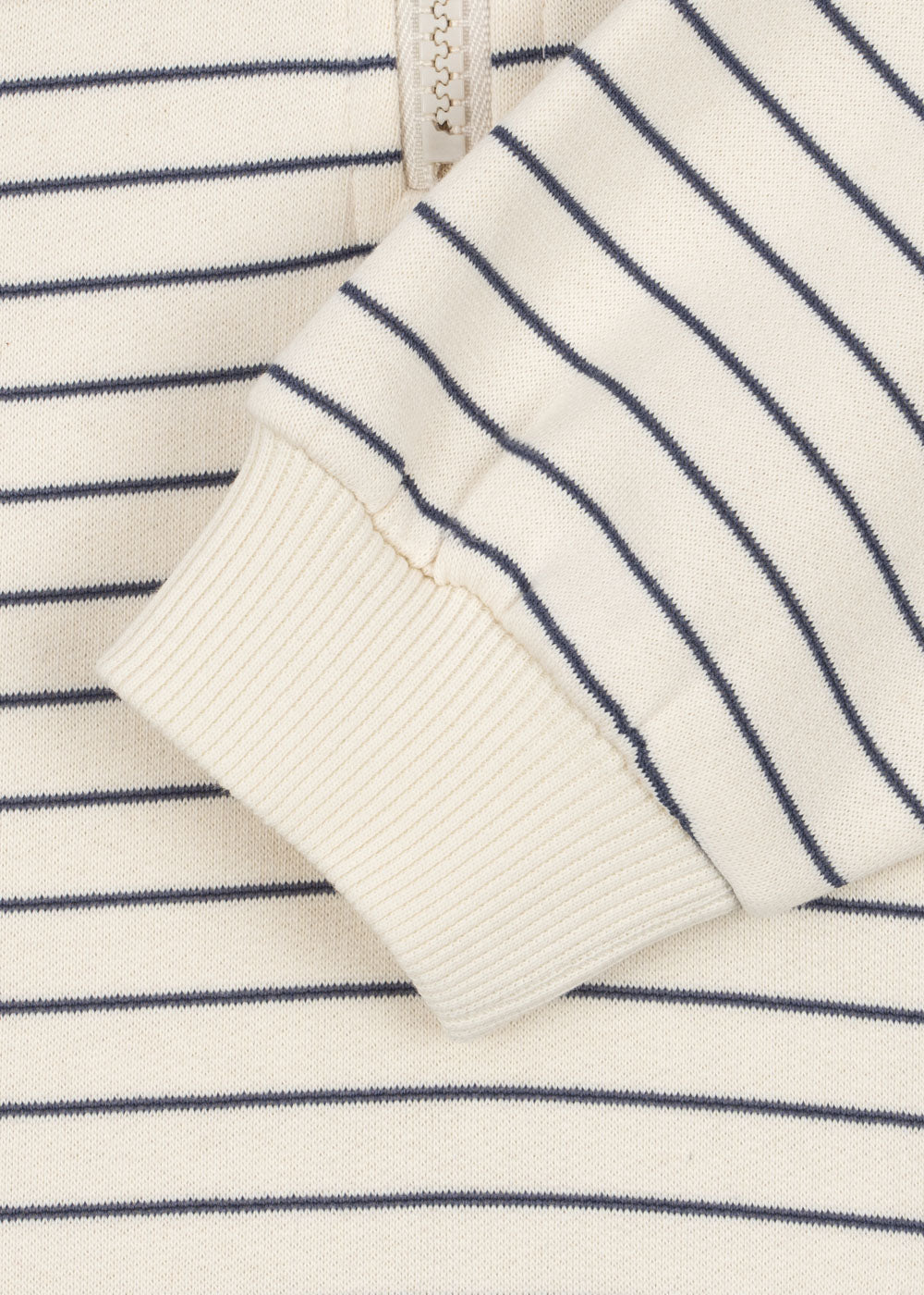 Lou Stripe Half-Zip Strickjacke