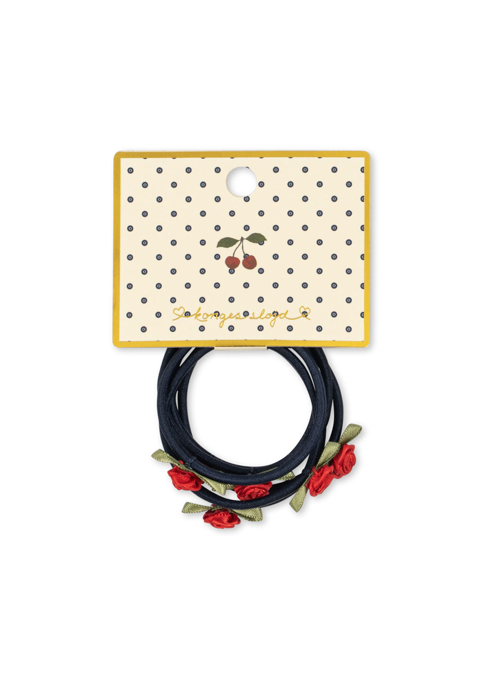 6er-Pack Rose Rouge Haargummis