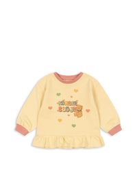 Spotty Frill Pullover