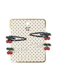 4er-Pack Cherry Dot Haarspange
