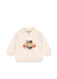 Spotty Polo Pullover
