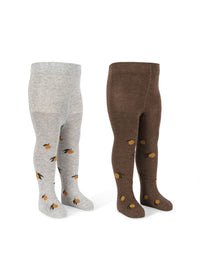 2er-Pack Jacquard Strumpfhosen