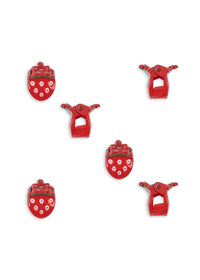 6er-Pack Mini Haarspangen